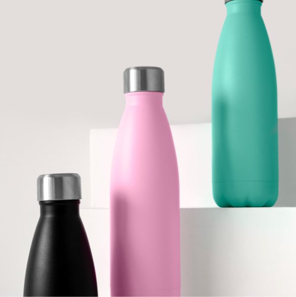 Botella de agua reutilizable